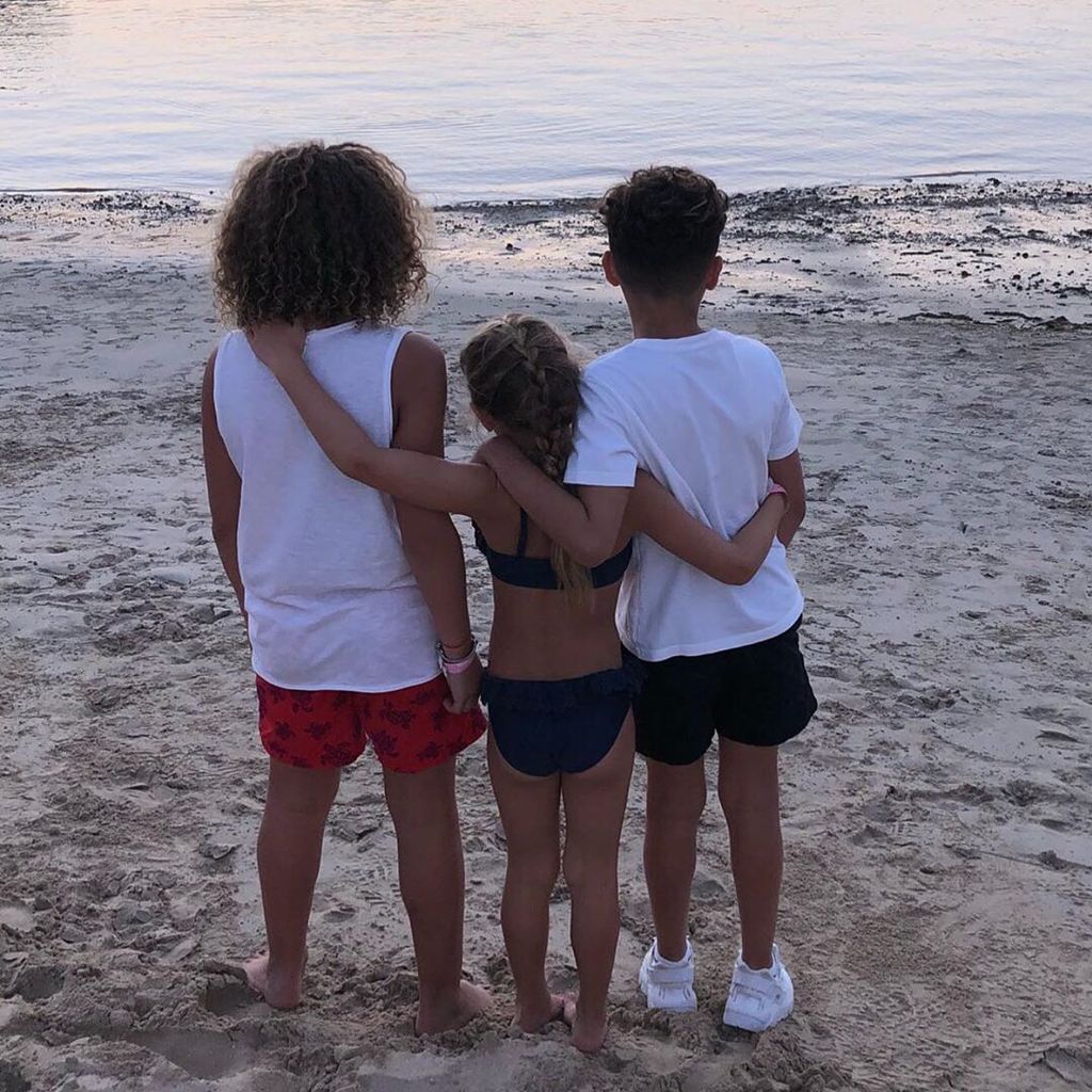 Rio Ferdinands Kinder Lorenz, Tate und Tia