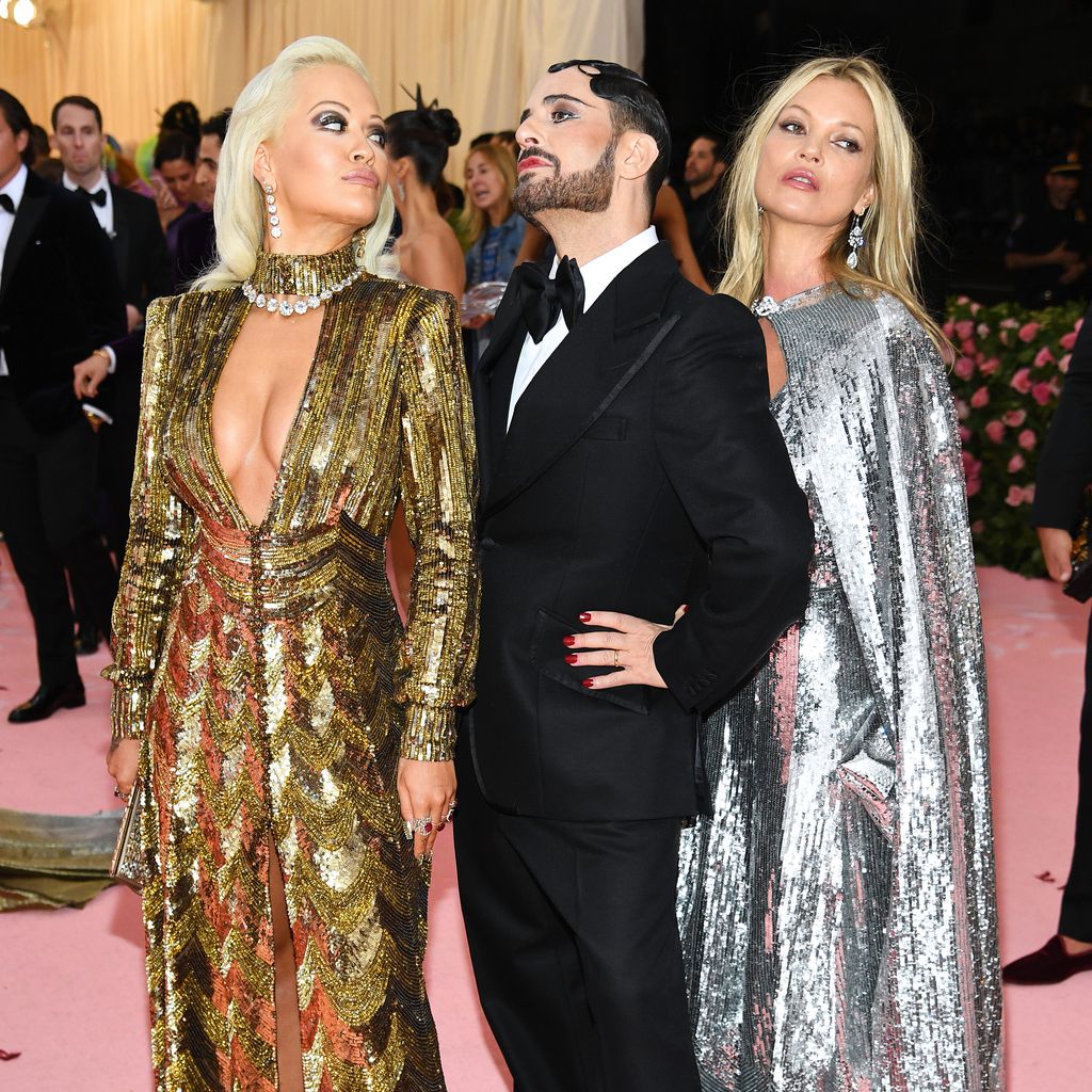 Rita Ora, Marc Jacobs und Kate Moss im Mai 2019 bei der Met Gala in New York