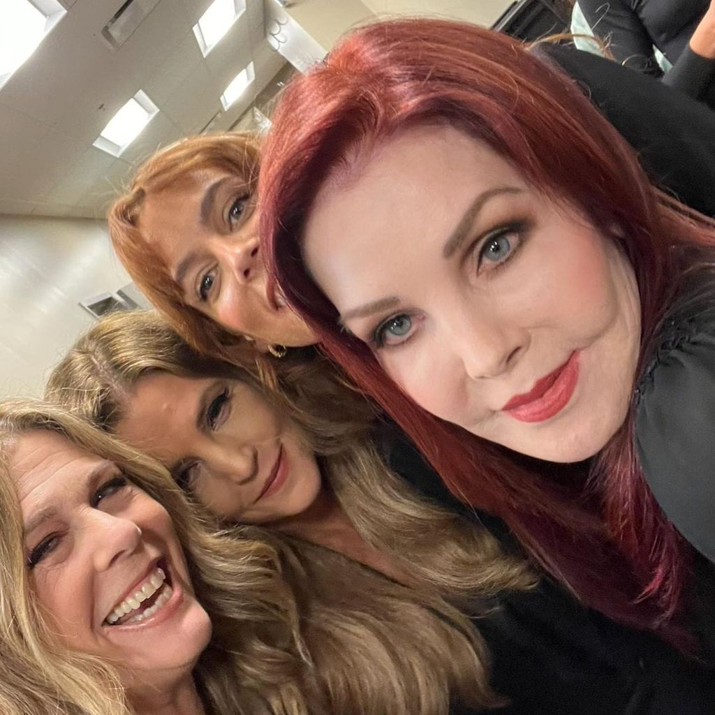 Rita Wilson, Lisa Marie Presley, Riley Keough und Priscilla Presley