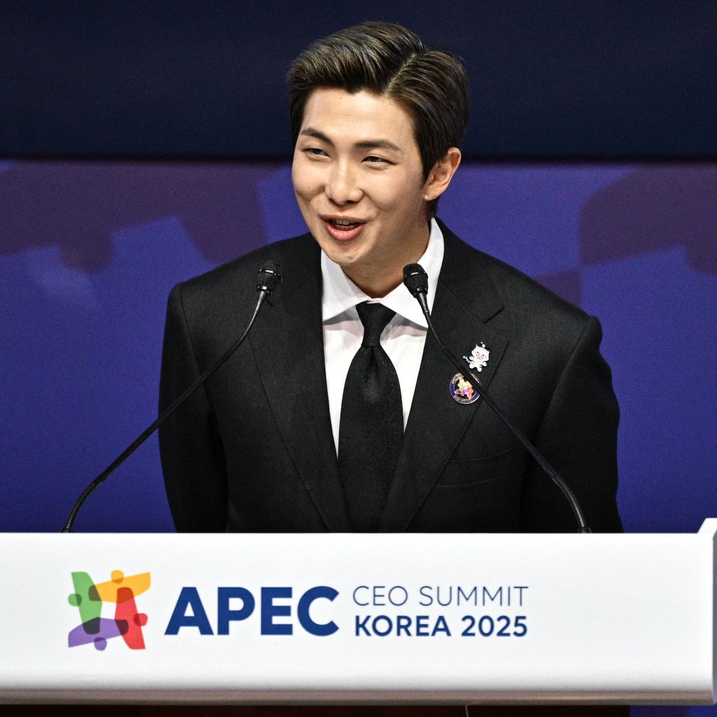 RM spricht beim APEC CEO Summit im Gyeongju Arts Center, Oktober 2025
