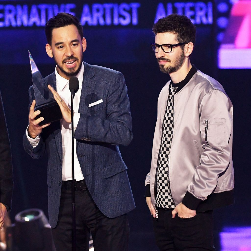 Rob Bourdon, Mike Shinoda und Brad Delson bei den American Music Awards 2017