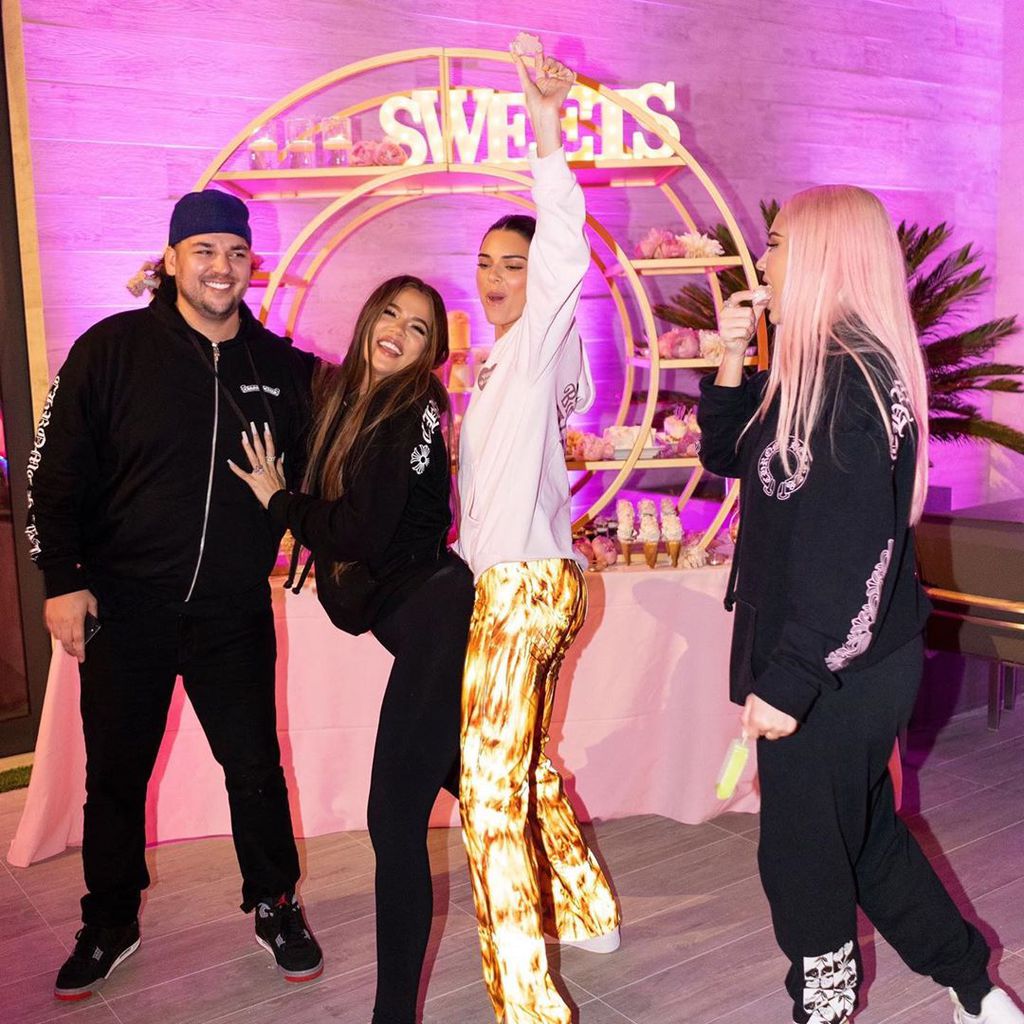 Rob und Khloe Kardashian mit Kendall und Kylie Jenner