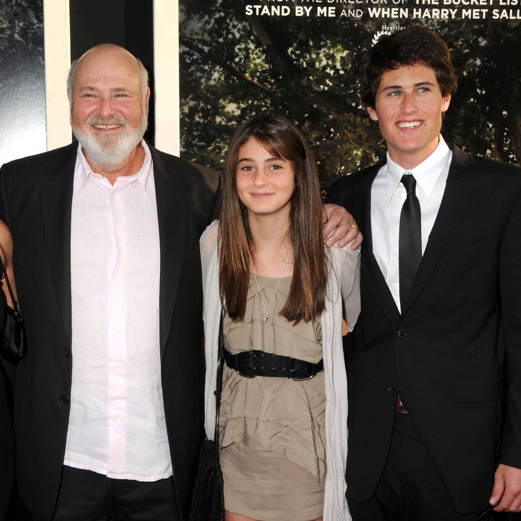 Rob Reiner mit Ehefrau Michele und ihren Kindern Romy und Nick im Juli 2010 in Hollywood