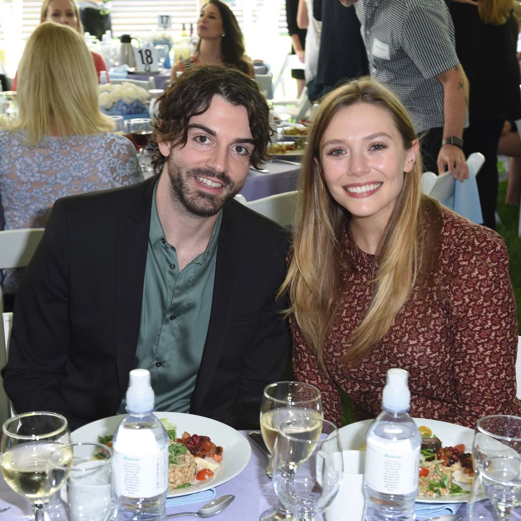 Robbie Arnett und Elizabeth Olsen im Oktober 2017