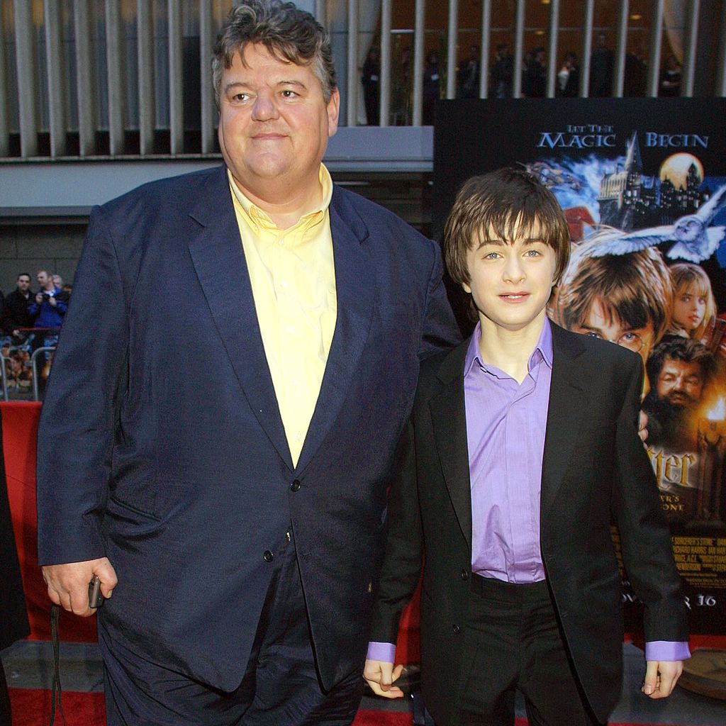 Robbie Coltrane und Daniel Radcliffe, "Harry Potter"-Stars