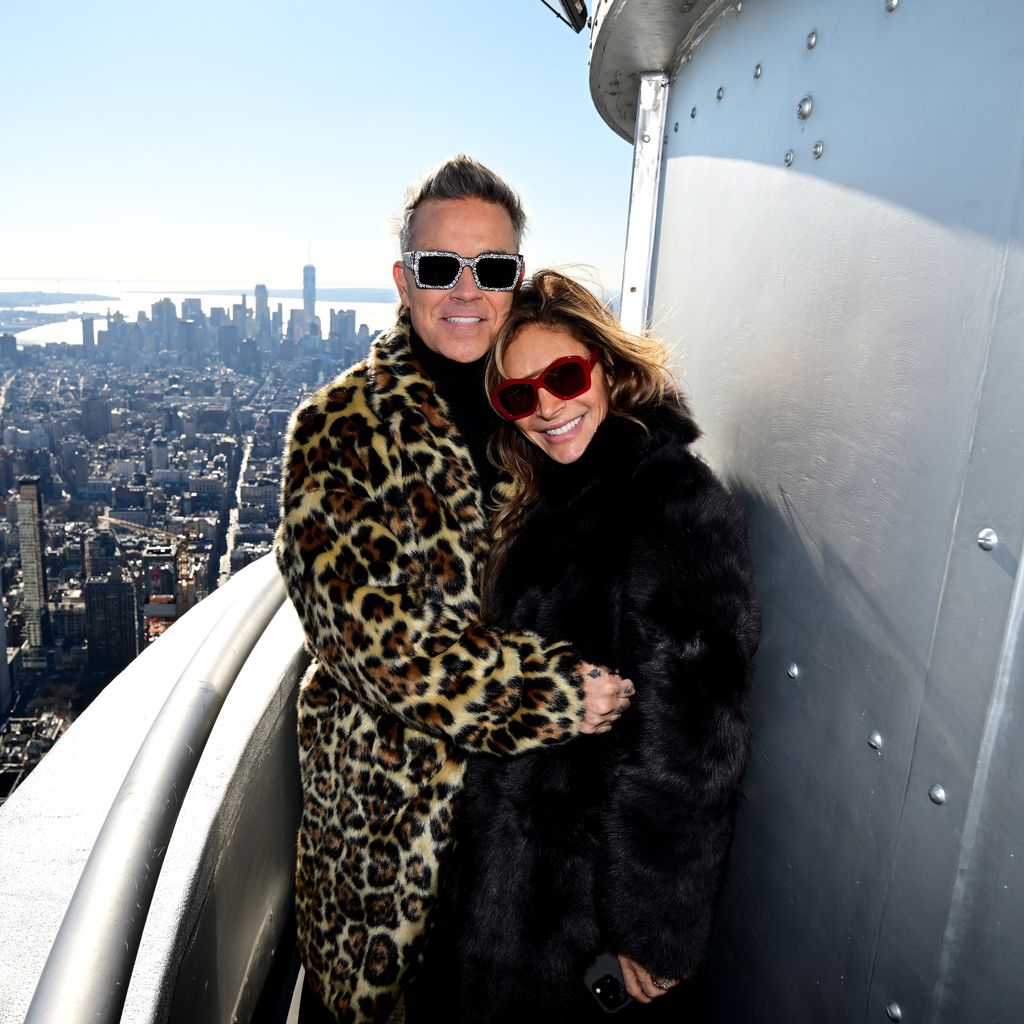Robbie Williams und Ayda Field, Januar 2025