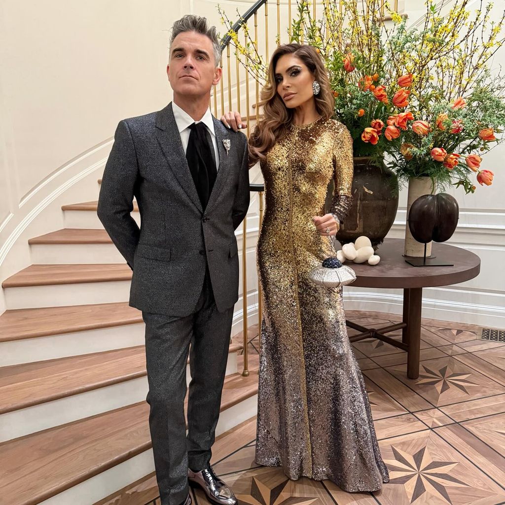 Robbie Williams und Ayda Field im Januar 2024