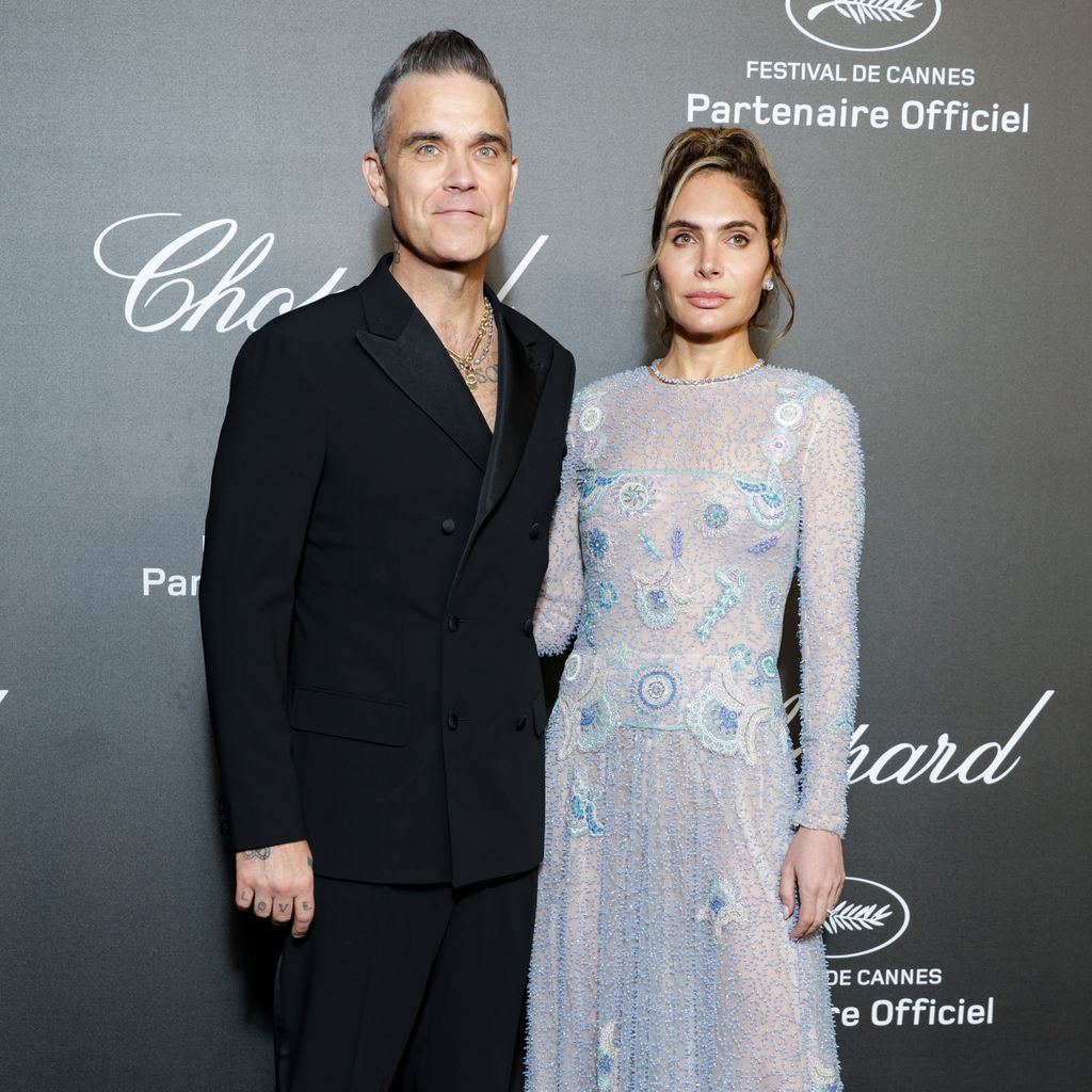 Robbie Williams, mit seiner Frau Ayda Field