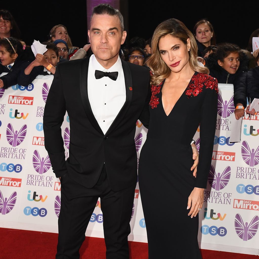 Robbie Williams und Ayda Field bei den Pride of Britain Awards, 2018