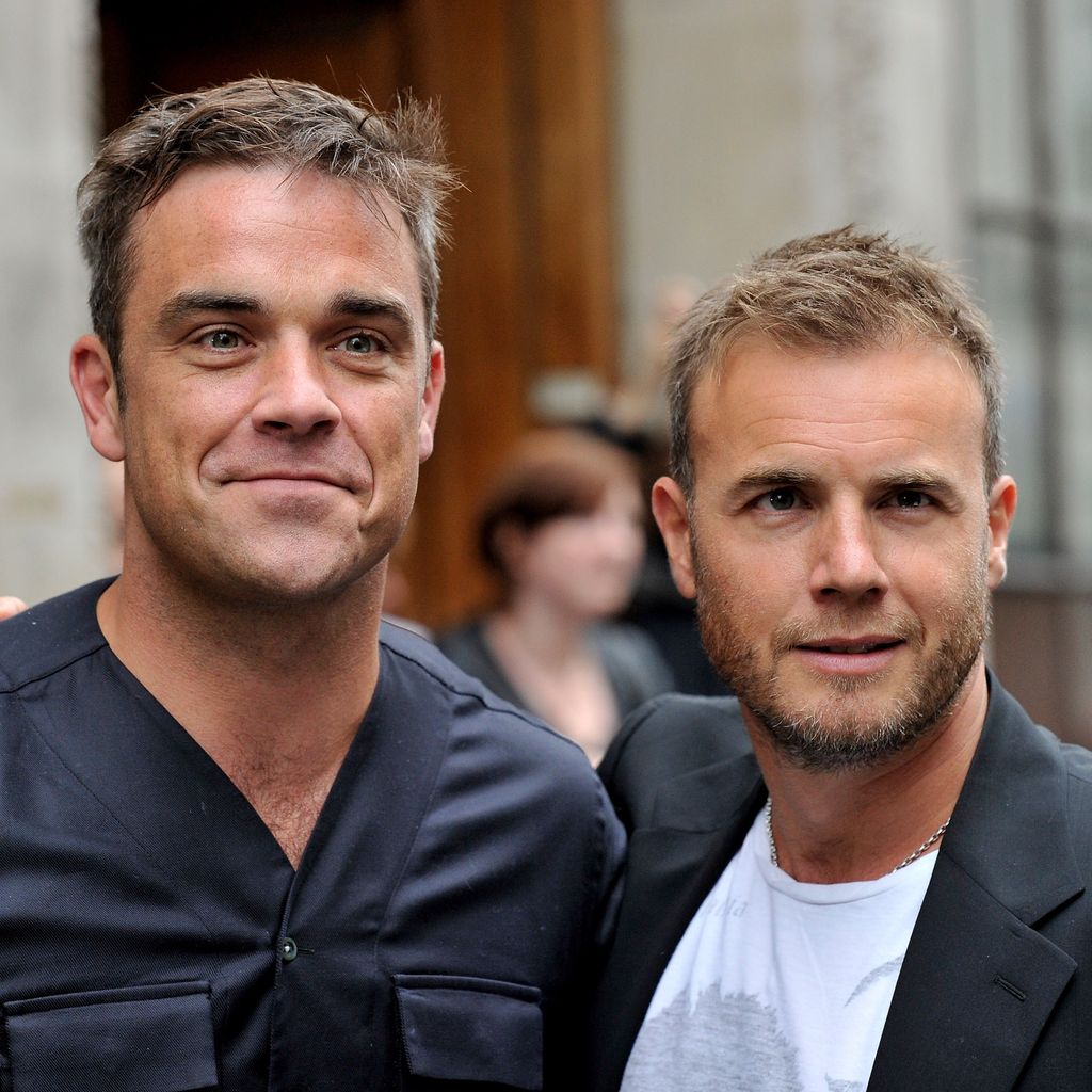 Robbie Williams und Gary Barlow im Jahr 2010