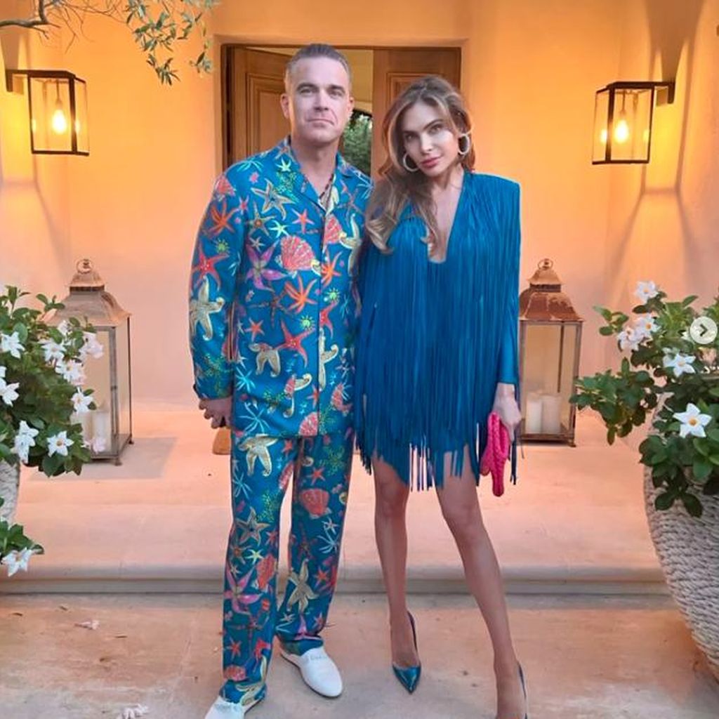 Robbie Williams und seine Frau Ayda im Juli 2022