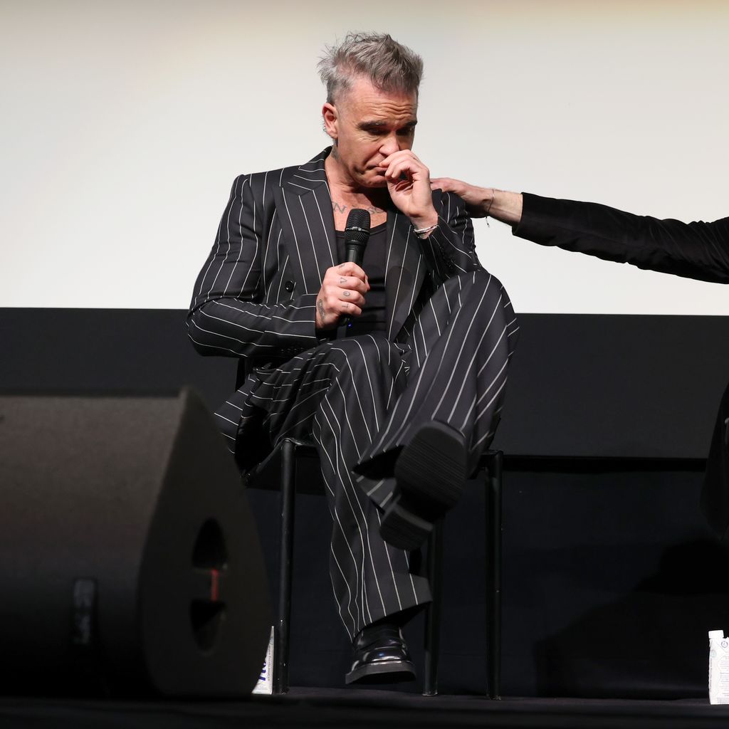 Robbie Williams und Jonno Davies auf der "Better Man"-Premiere in Kanada, September 2024