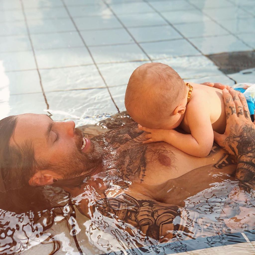 Robert Dallmann und sein Sohn, Oktober 2019