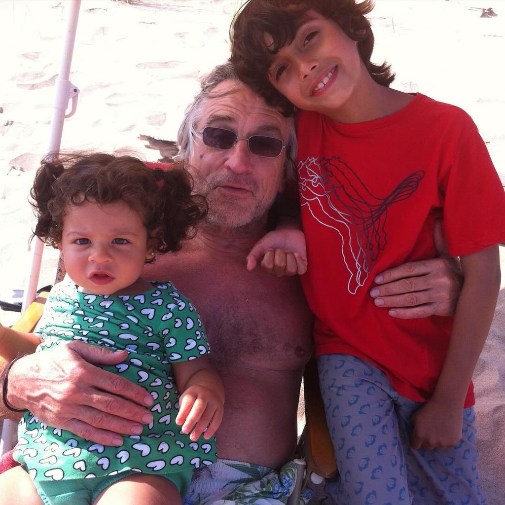 Robert De Niro mit seinen Enkelkindern