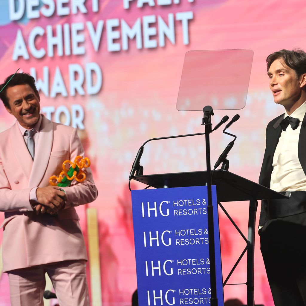 Robert Downey Jr. und Cillian Murphy, Januar 2024