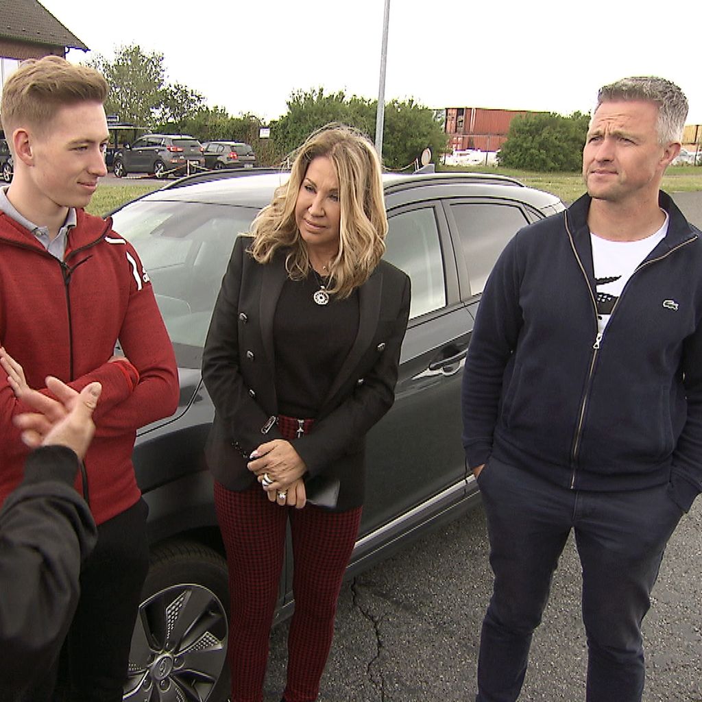 Robert Geiss, David Schumacher, Carmen Geiss und Ralf Schumacher bei "Die Geissens"