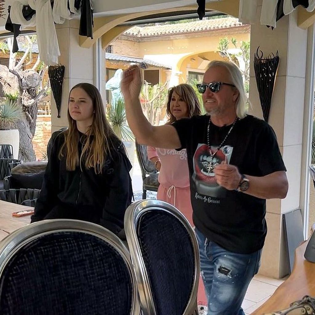 Robert Geiss mit seiner Familie