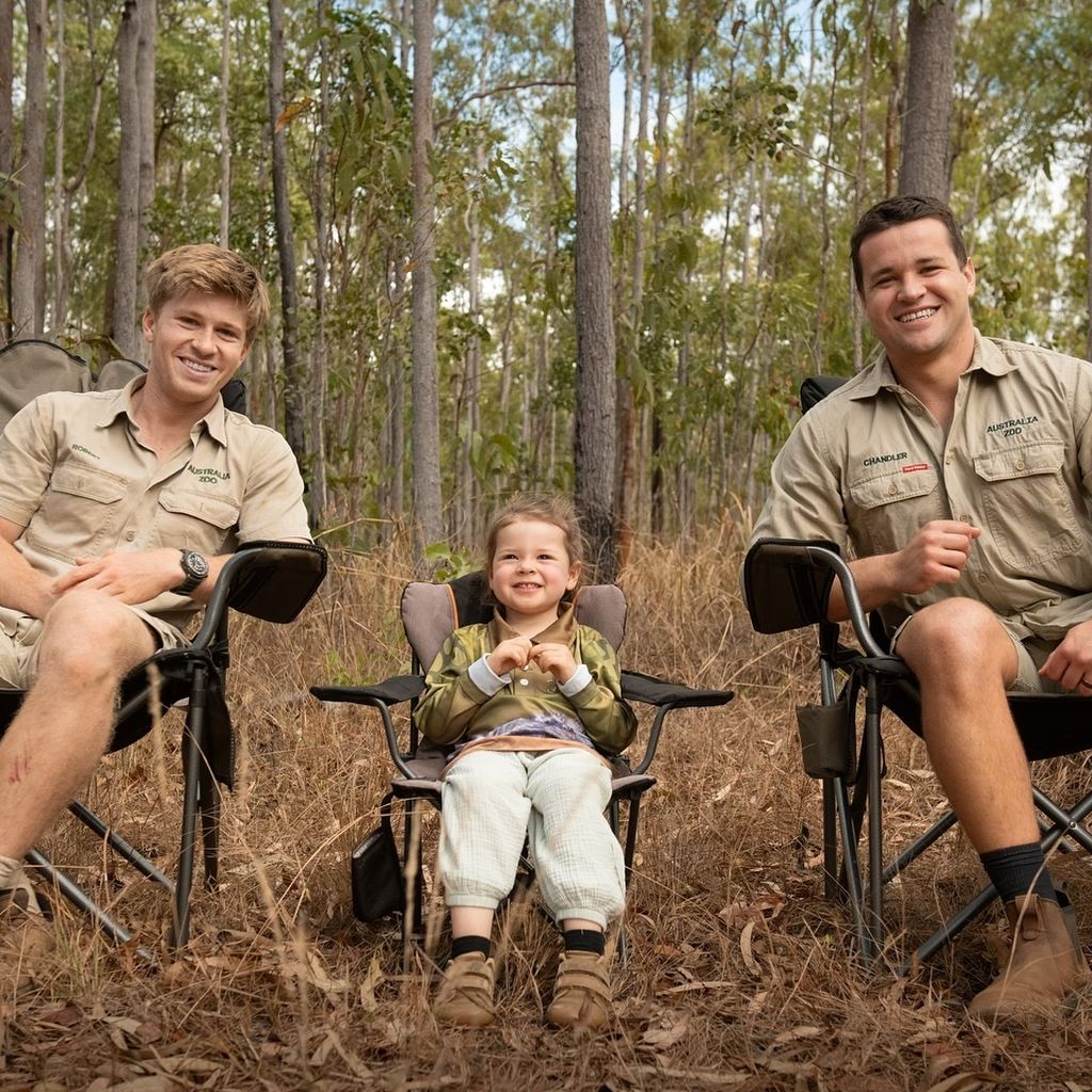 Robert Irwin, Grace Warrior Powell Irwin und Chandler Powell, 2024