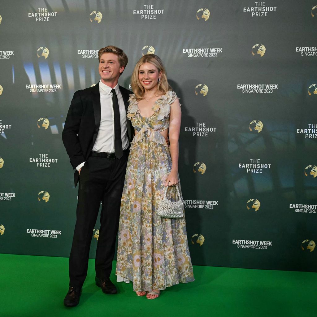 Robert Irwin und Rorie Buckey im November 2023 in Singapur