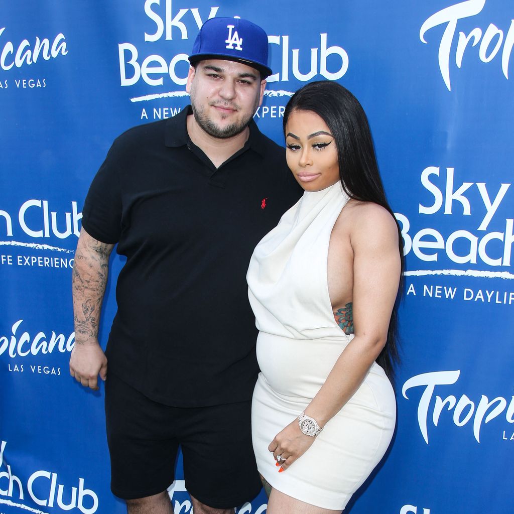 Robert Kardashian mit seiner Ex-Freundin Blac Chyna