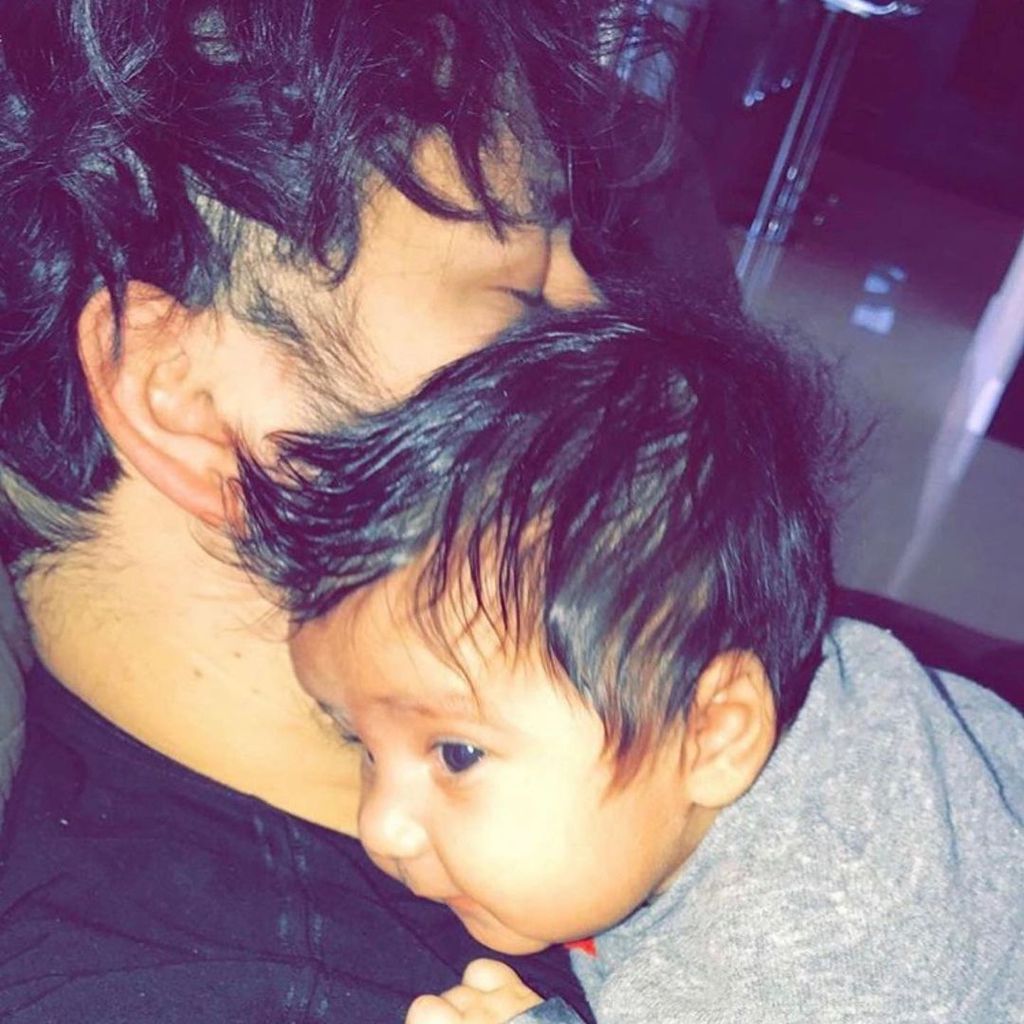 Robert Kardashian und seine Tochter Dream Renée