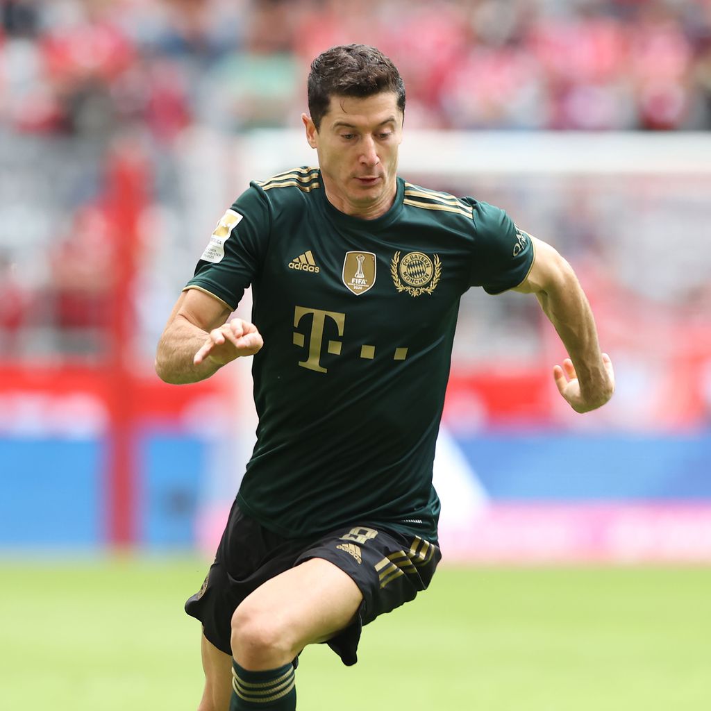 Robert Lewandowski beim FC-Bayern-München-Spiel am 18. September 2021