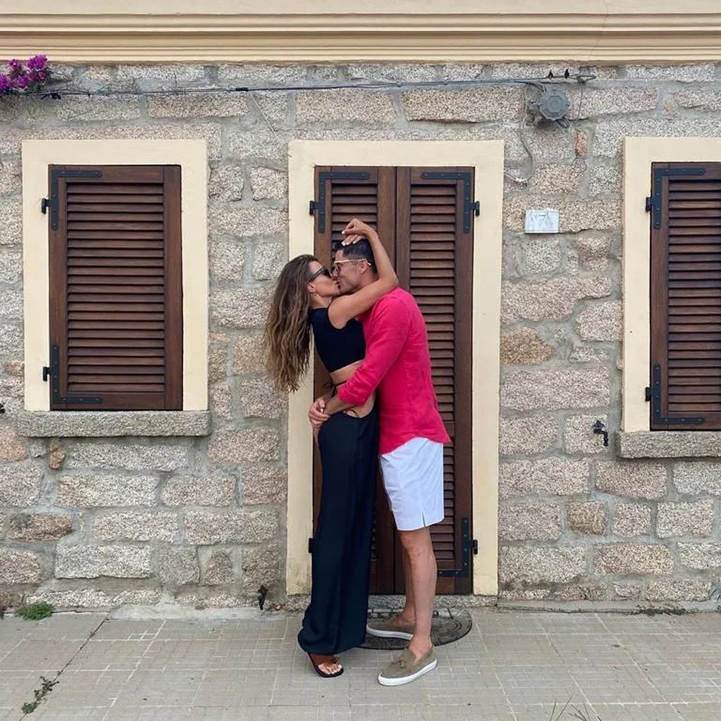 Robert Lewandowski und seine Frau Anna im September 2021