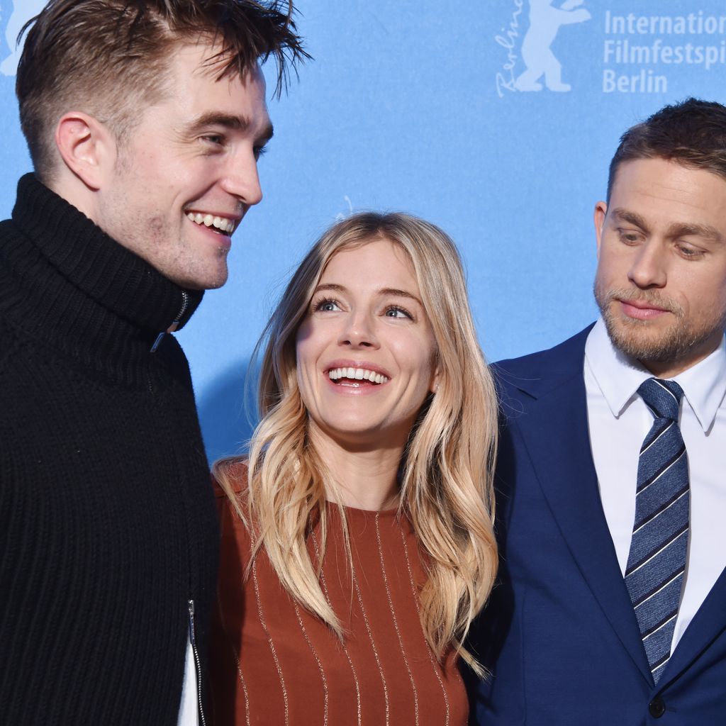 Schauspieler Robert Pattinson, Sienna Miller und Charlie Hunnam