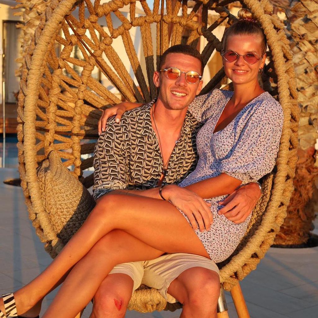 Robin Gosens und seine Partnerin Rabea