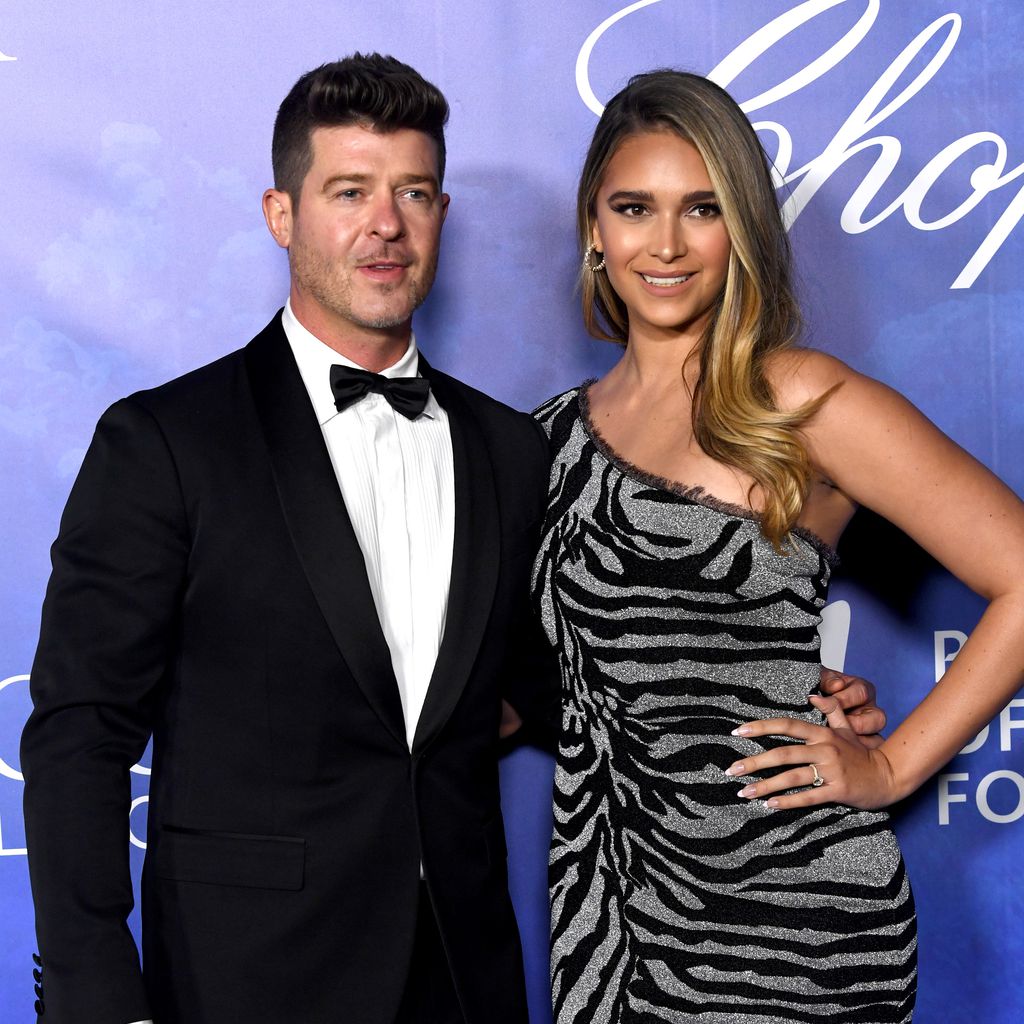 Robin Thicke und April Love Geary im Februar 2020 in Beverly Hills
