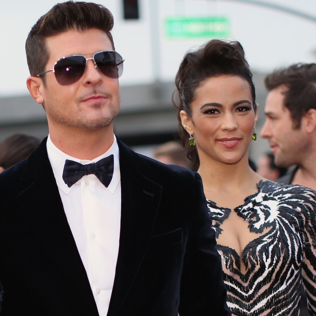 Robin Thicke und Paula Patton 2014