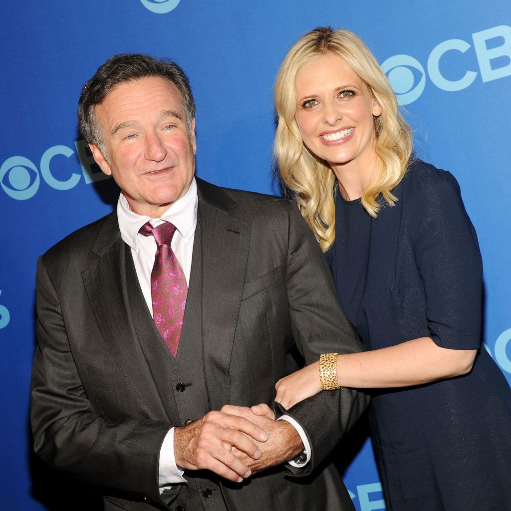 Robin Williams und Sarah Michelle Gellar im Mai 2013