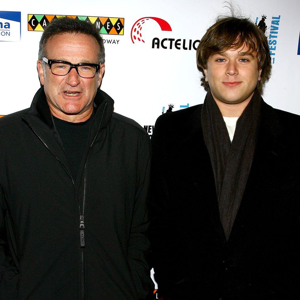 Robin Williams und sein Sohn Zachary 2007