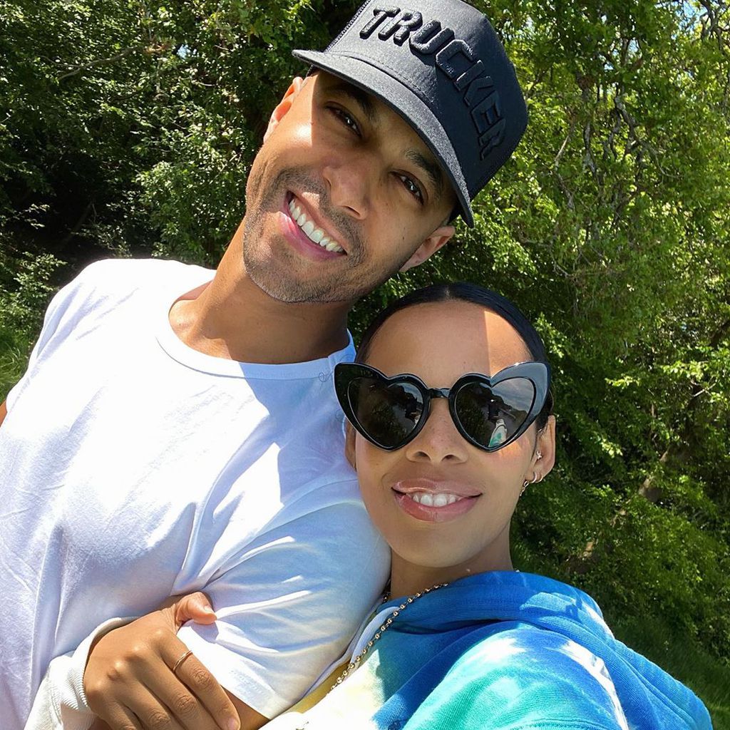 Rochelle Humes mit ihrem Ehemann