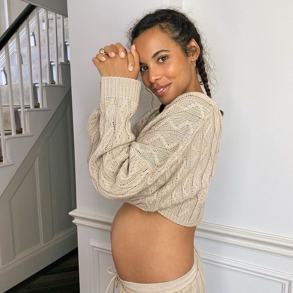 Rochelles Humes in der 20. Woche ihrer Schwangerschaft