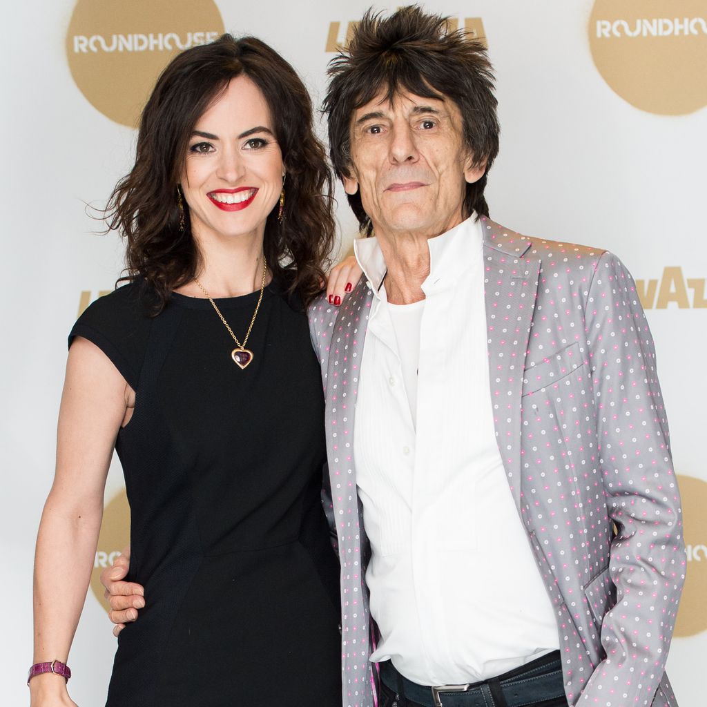 Sally Humphreys und Ronnie Wood