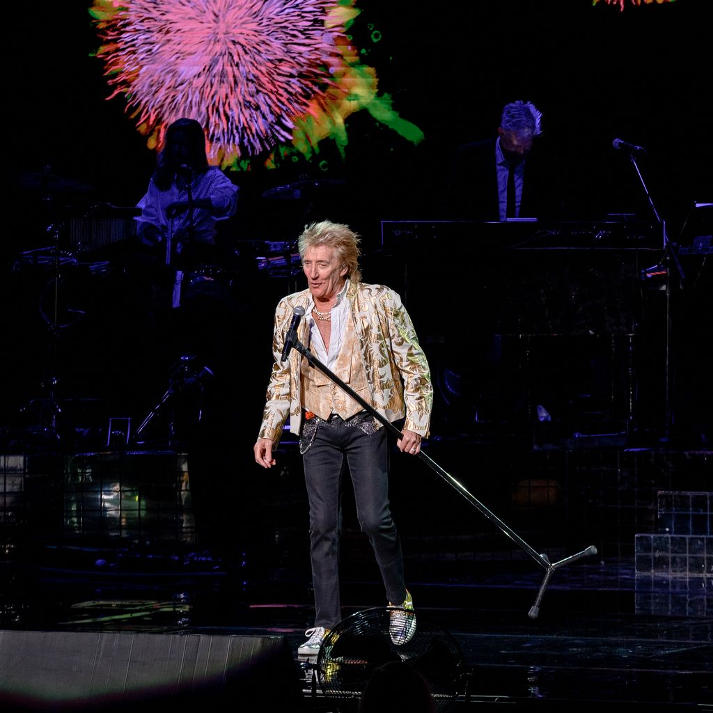 Rod Stewart, Rock- und Pop-Sänger.