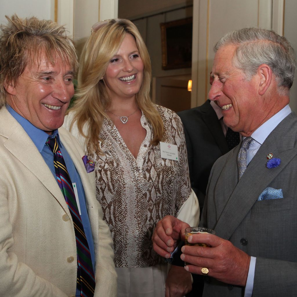 Rod Stewart und König Charles, Juli 2011
