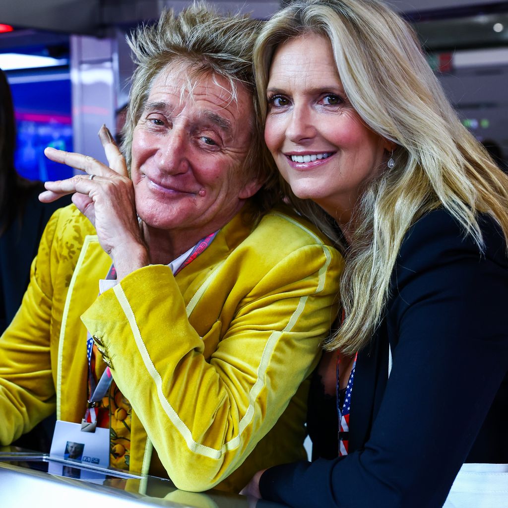 Rod Stewart und Penny Lancaster im November 2023