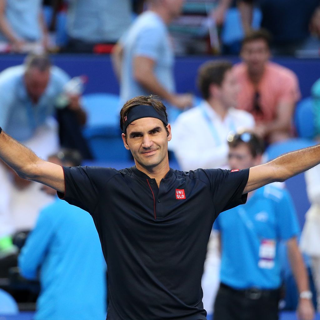 Roger Federer beim 2019 Hopman Cup