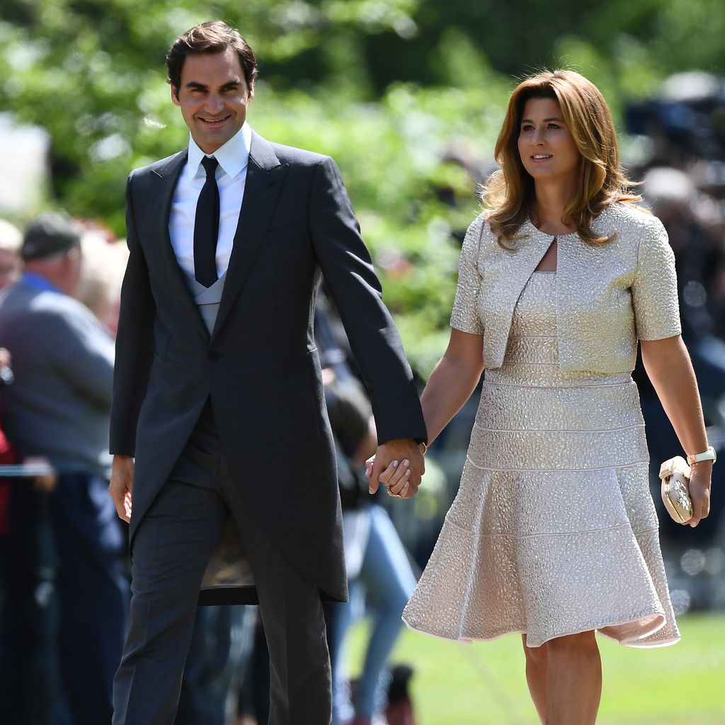 Roger und Mirka Federer bei der Hochzeit von Pippa Middleton