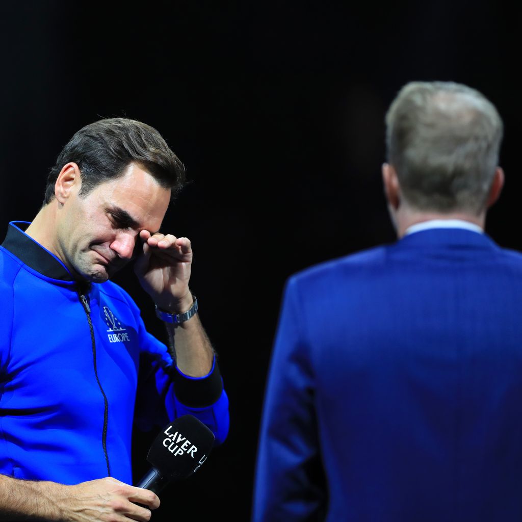 Roger Federer bei seinem letzten Tennis-Match in London