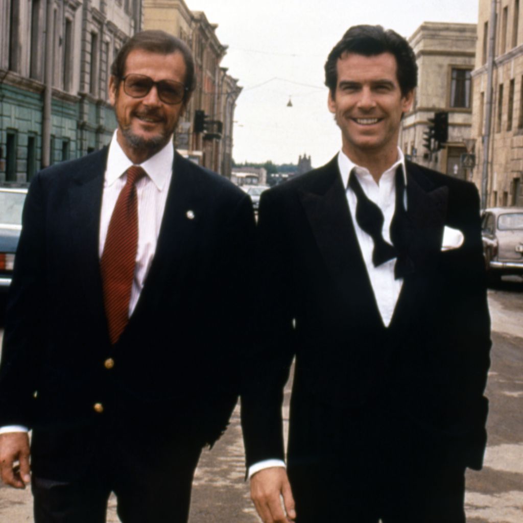 Roger Moore und Pierce Brosnan