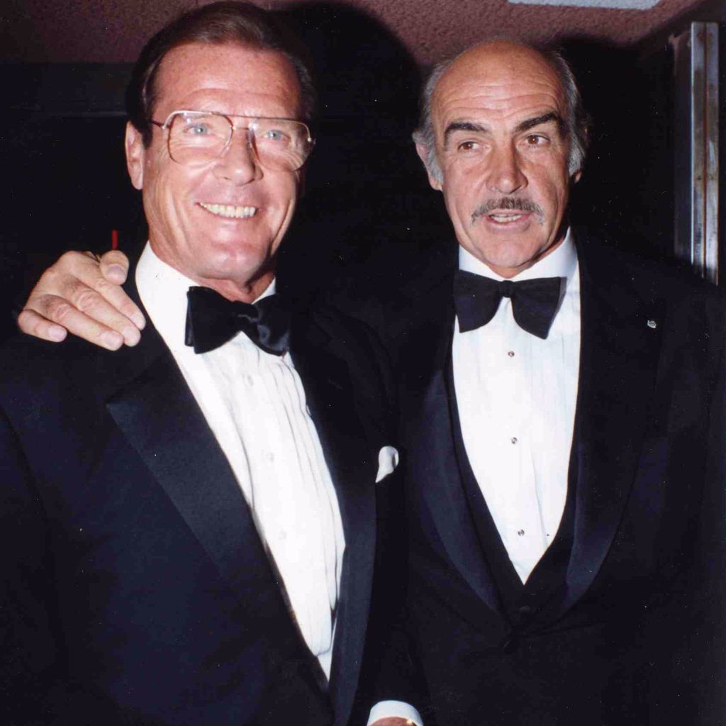 Roger Moore und Sean Connery