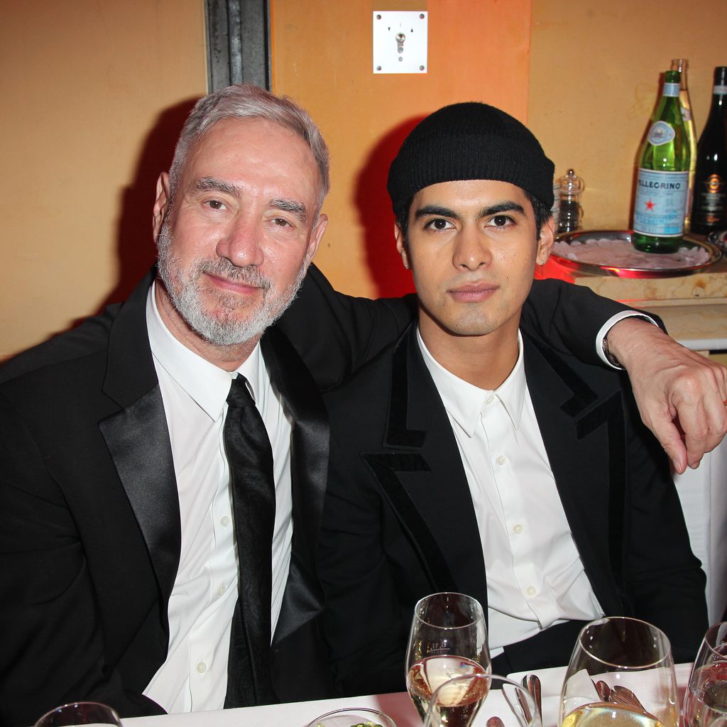 Roland Emmerich mit seinem Ehemann Omar de Soto beim 46. Deutschen Filmball 2019
