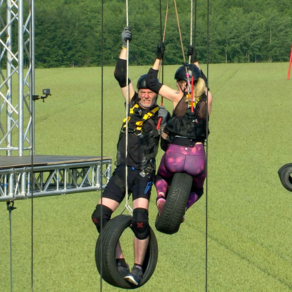 Roland Heitz und Janina Korn im Sommerhaus