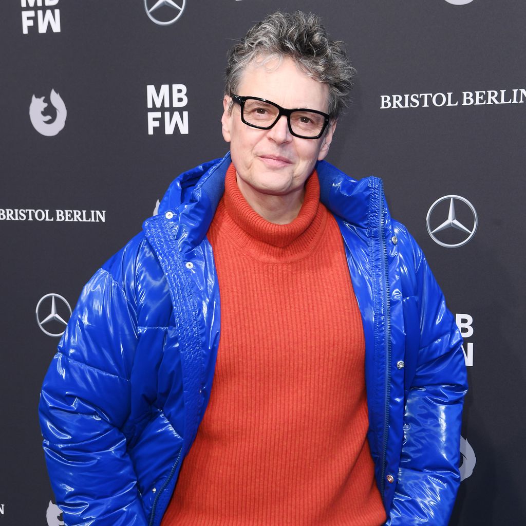 Casting-Direktor Rolf Scheider auf der Ivanman-Fashionshow in Berlin