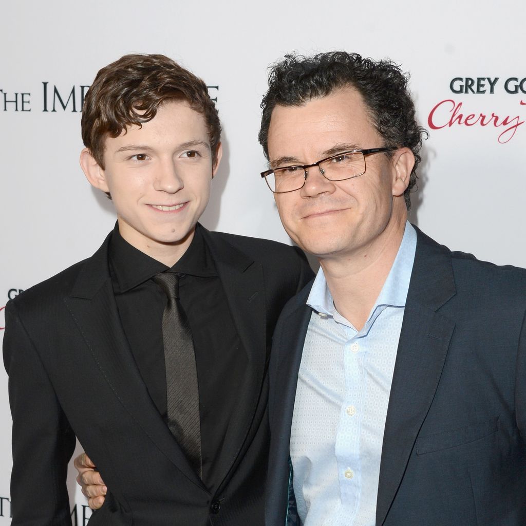 Tom Holland mit seinem Vater Dominic Holland