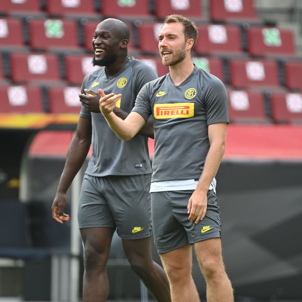 Romelu Lukaku und Christian Eriksen, August 2020
