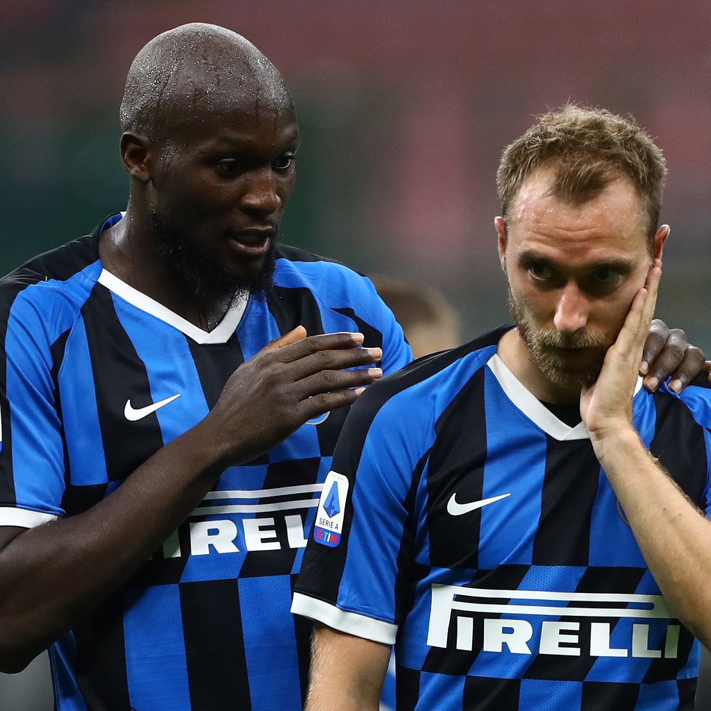 Romelu Lukaku und Christian Eriksen